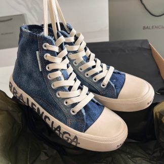 Balenciaga high-top canvas shoes