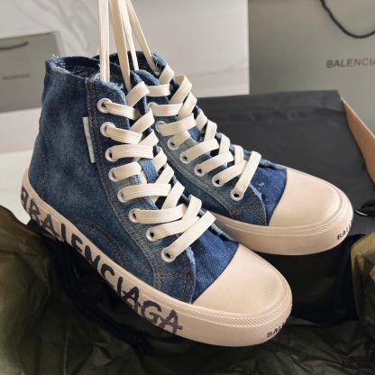 Balenciaga high-top canvas shoes