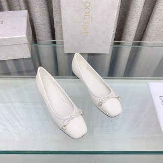 Jimmy Choo Butterfly Pearl Flat Ballet Shoes