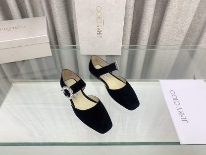 Jimmy Choo Mary Jane Hollow Fashion Flats