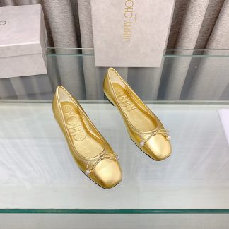 Jimmy Choo New Butterfly Pearl Ballet Flats