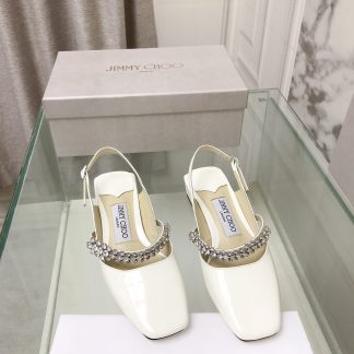 Jimmy Choo new rhinestone goddess sandals
