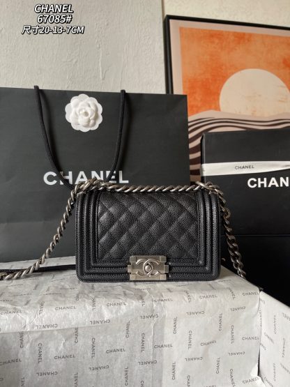 Chanel silver snap classic mom-style large handbag