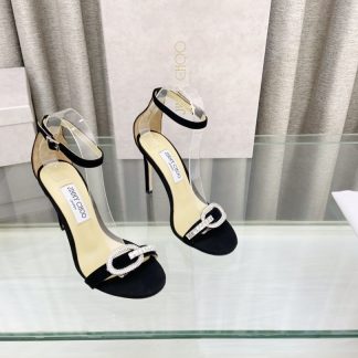 Jimmy Choo classic elegant diamond buckle fashion high heels