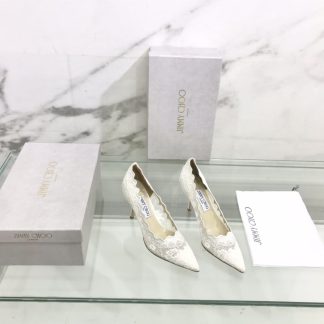 Jimmy Choo lace high heels