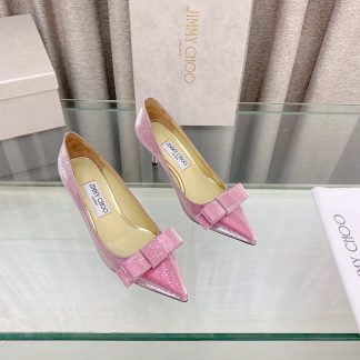 Jimmy Choo elegant and exquisite shiny high heels