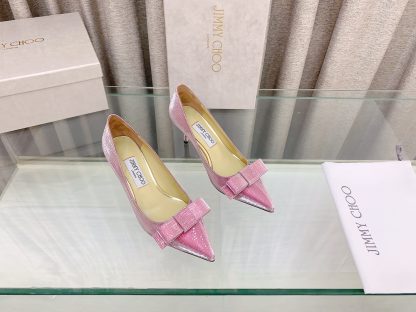 Jimmy Choo elegant and exquisite shiny high heels