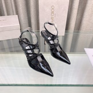 Jimmy Choo elegant patent leather high heels