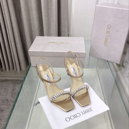 Jimmy Choo elegant one-strap high-heeled sandals