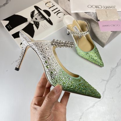 Jimmy Choo Elegant Diamond High Heels