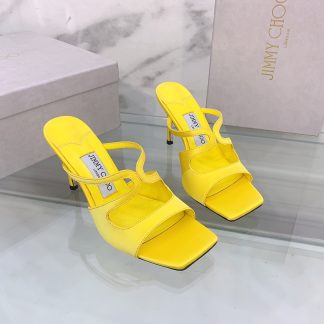 Jimmy Choo Fashion Square Toe Sandals High Heels