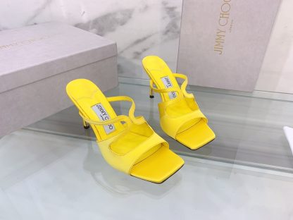 Jimmy Choo Fashion Square Toe Sandals High Heels