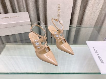 Jimmy Choo stylish patent leather high heels