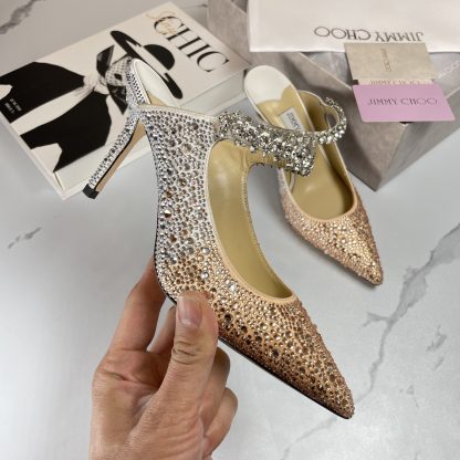 Jimmy Choo Fashion Diamond High Heels - Image 2