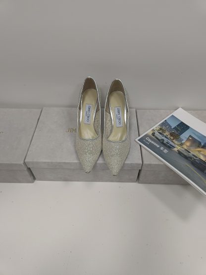 Jimmy Choo mesh stylish exquisite high heels