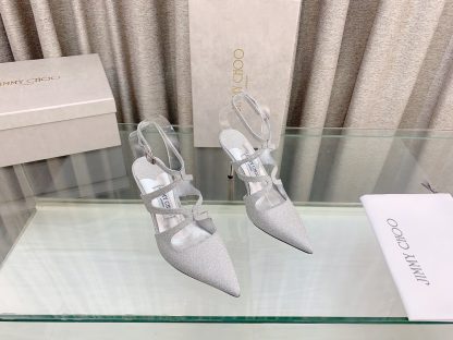Jimmy Choo glitter high heels