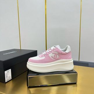 Chanel Pink Casual Versatile Sneakers