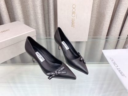Jimmy Choo new letter bow high heels