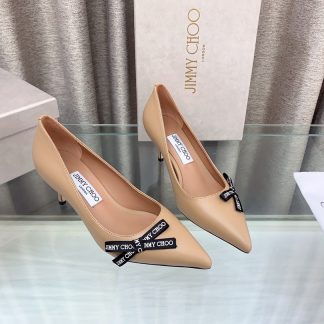 Jimmy Choo new letter bow high heels