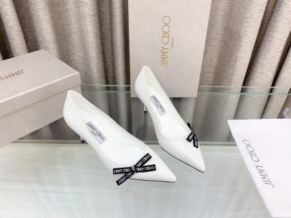Jimmy Choo new letter bow high heels