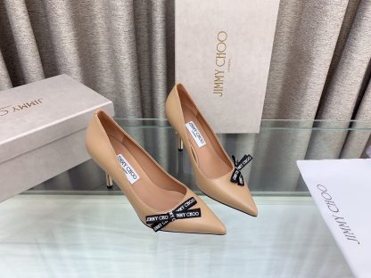 Jimmy Choo new letter bow high heels