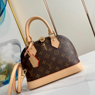 Louis Vuitton ALMA BB monogram shell bag