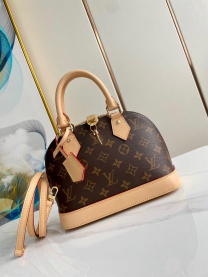 Louis Vuitton ALMA BB monogram shell bag