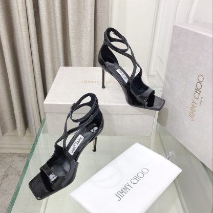 Jimmy Choo stylish square head high heels
