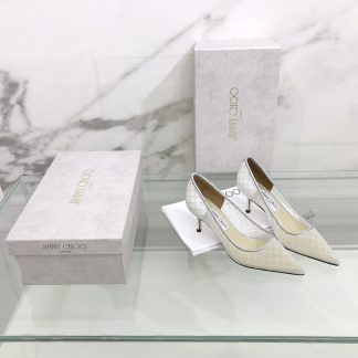 Jimmy Choo new lace embroidery diamond series high heels