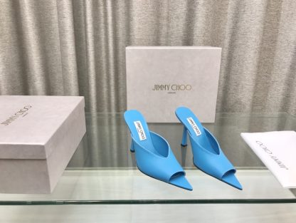 Jimmy Choo's new fashionable and versatile open-toe high heels