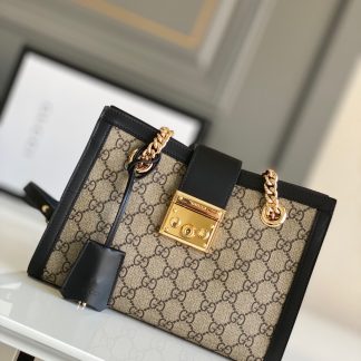 Gucci padlock versatile trendy shoulder bag
