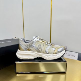 Chanel men's and women's couple silver-gold classic breathable casual dad shoes