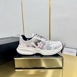 Chanel men's and women's couple's white, black and red classic breathable casual dad shoes