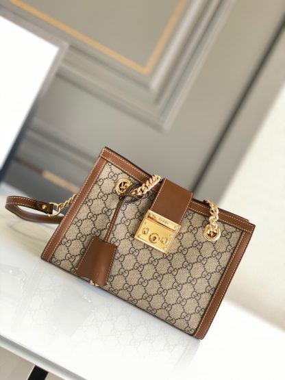 Gucci padlock chain bag