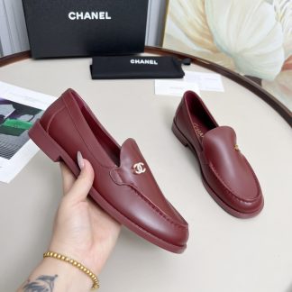Chanel Spring/Summer Dancing Shoes Collection Red Retro Loafers
