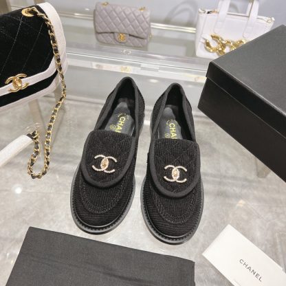 Chanel's new black loafers for early spring