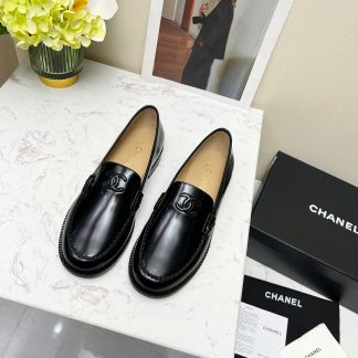 Chanel Black New Autumn Goddess Series Loafers
