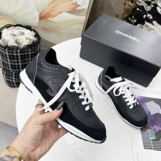 Chanel Spring and Autumn Super Durable Black Casual Shoes