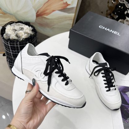 Chanel Spring and Autumn Super Durable White Casual Shoes