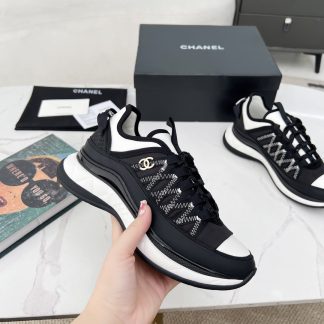 Chanel Spring and Autumn Super Durable Black and White Casual Shoes