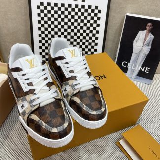 Louis Vuitton couple's basketball sneakers