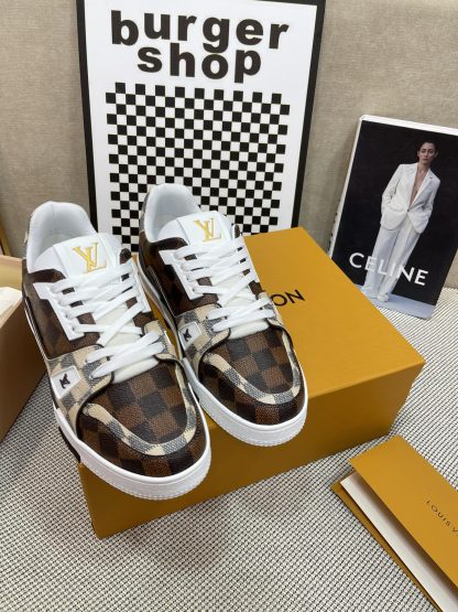 Louis Vuitton couple's basketball sneakers