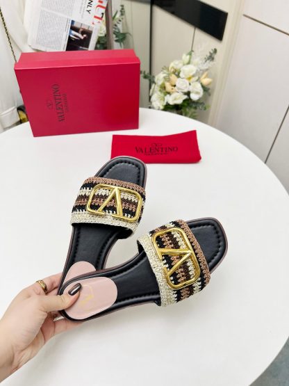VALENTINO Woven Slippers