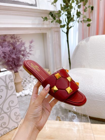 VALENTINO hot rivet element luxury slippers - Image 2