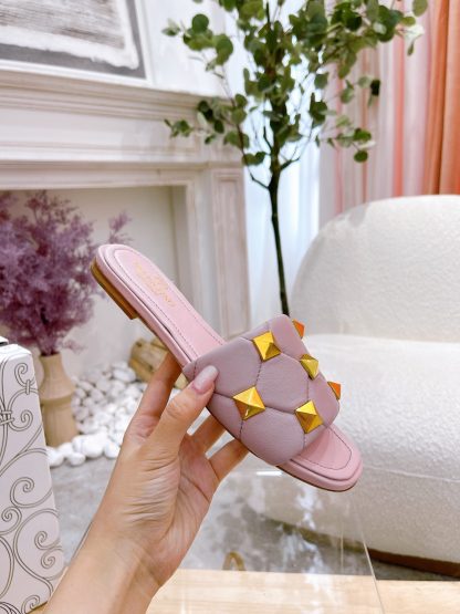 VALENTINO Studded Fashion Slippers - Image 2