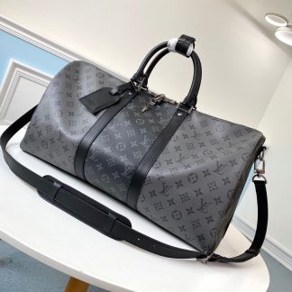 Louis Vuitton keepall 50 travel bag (with shoulder strap)