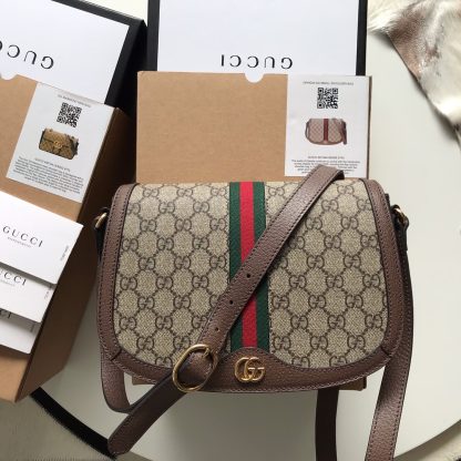 Gucci large flap shoulder bag