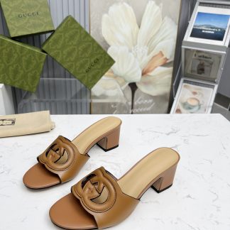 Gucci Interlocking G slide sandals