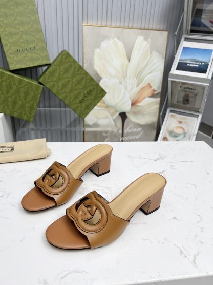 Gucci Interlocking G slide sandals