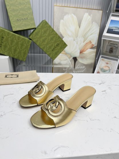 Gucci Interlocking G slide sandals